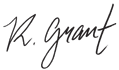 Robert Edward Grant Signature